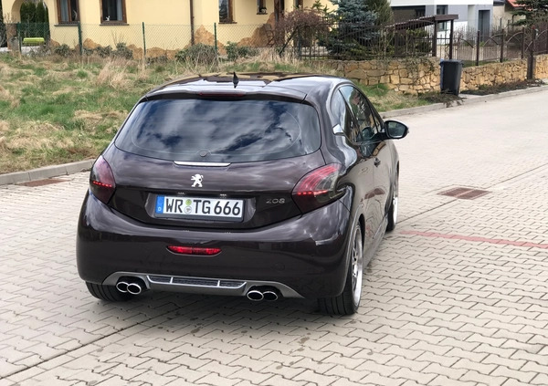 Peugeot 208 cena 26500 przebieg: 83000, rok produkcji 2013 z Mieroszów małe 56